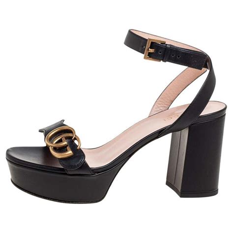 ebay gucci sandali|Gucci marmont ankle strap sandals.